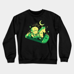 Chilling Hero - Cute Lazy Geek Gift Crewneck Sweatshirt